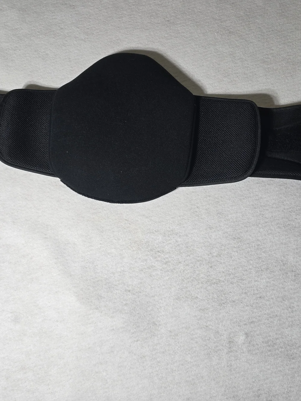 Black Lumbar Support Belt with Adjustable Straps Size M/L